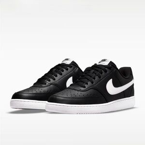 Brand New Nike Court Vision Low Next Nature “Black/White “Men's Shoes DH2987-001